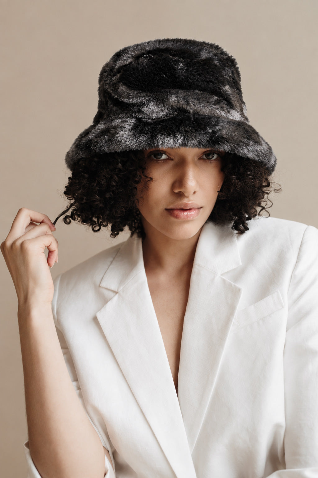 Faux Fur Bucket Hat