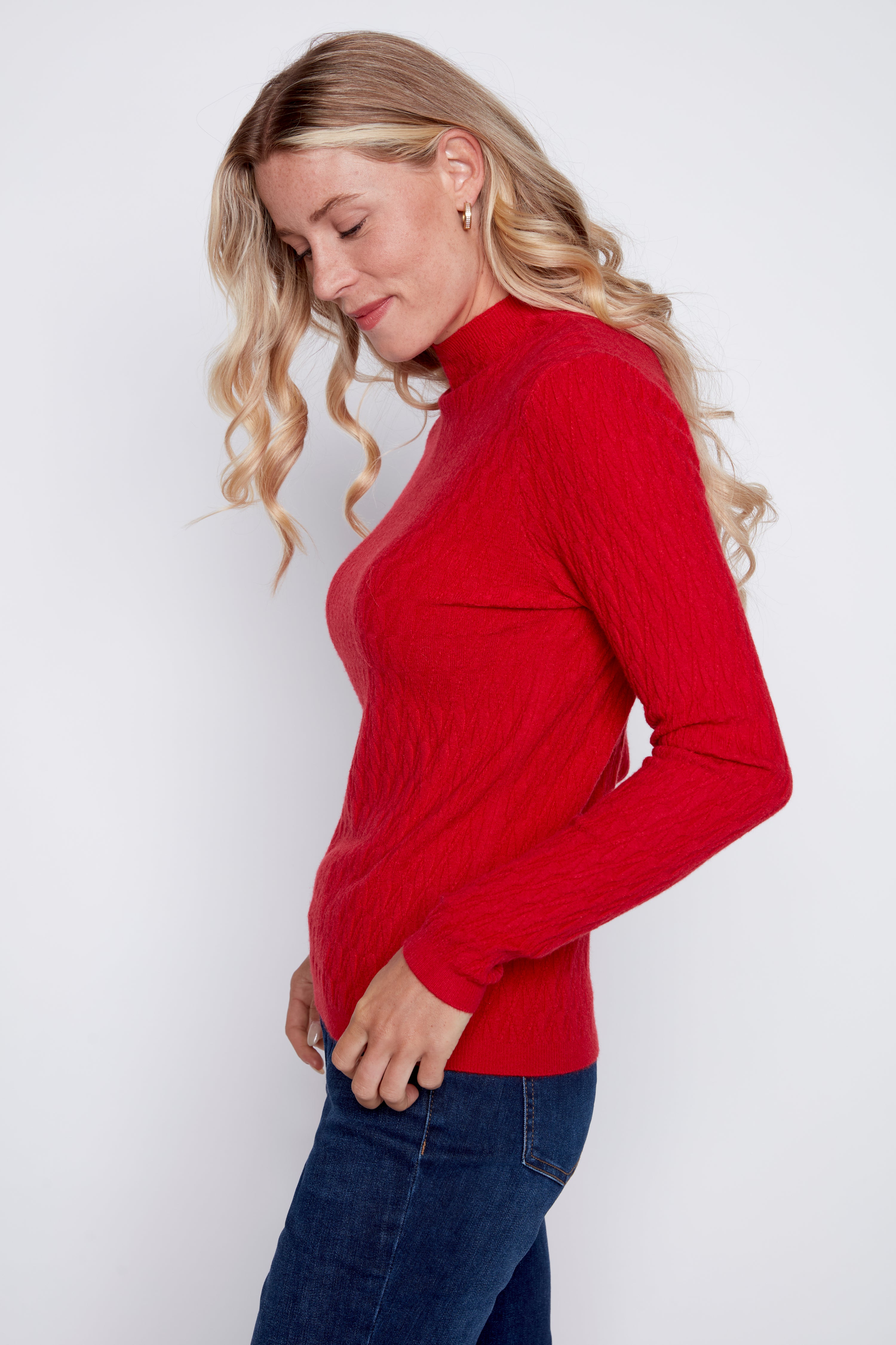 Le pull à mini-torsades