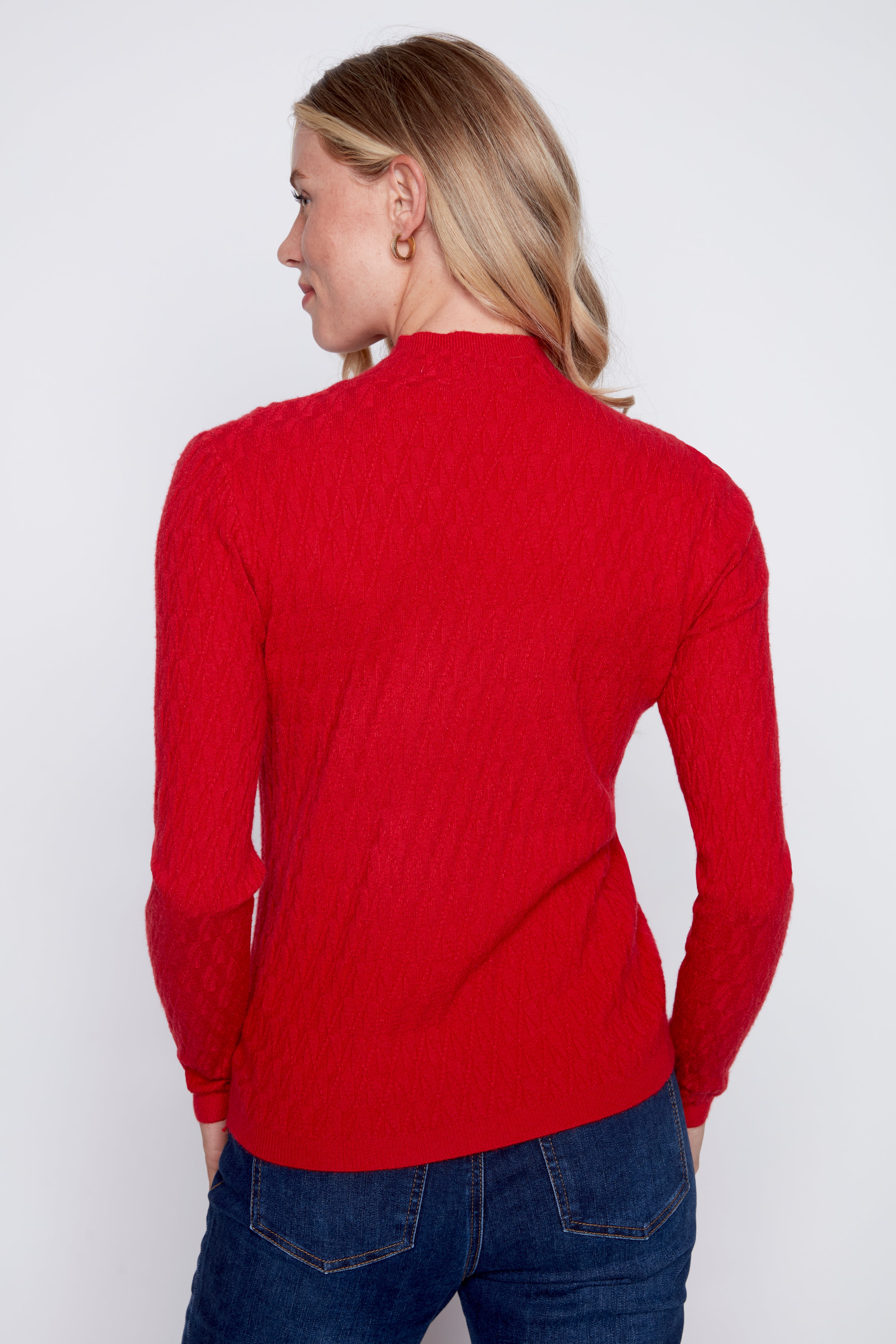 Le pull à mini-torsades