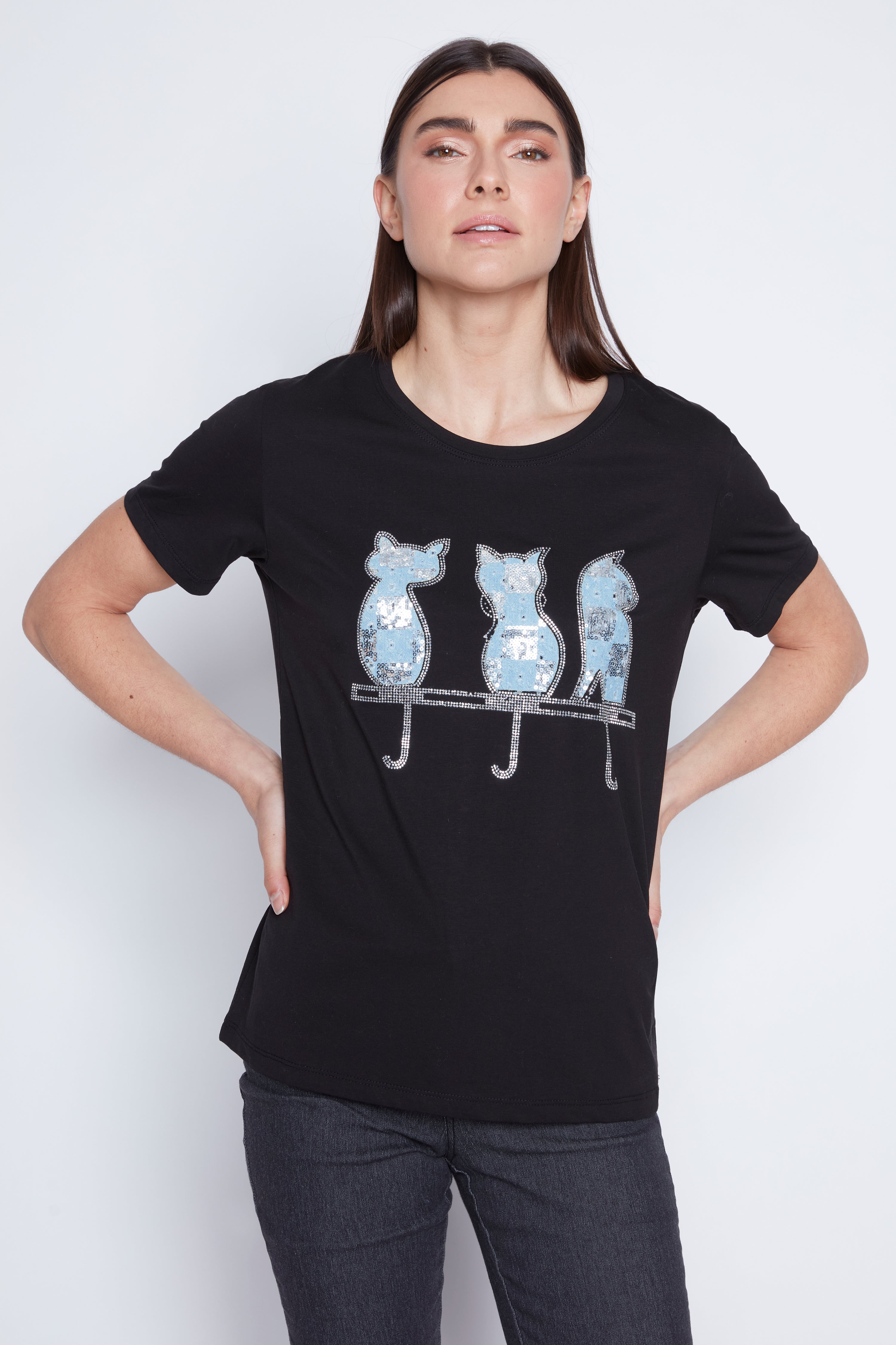 Cat trio t-shirt