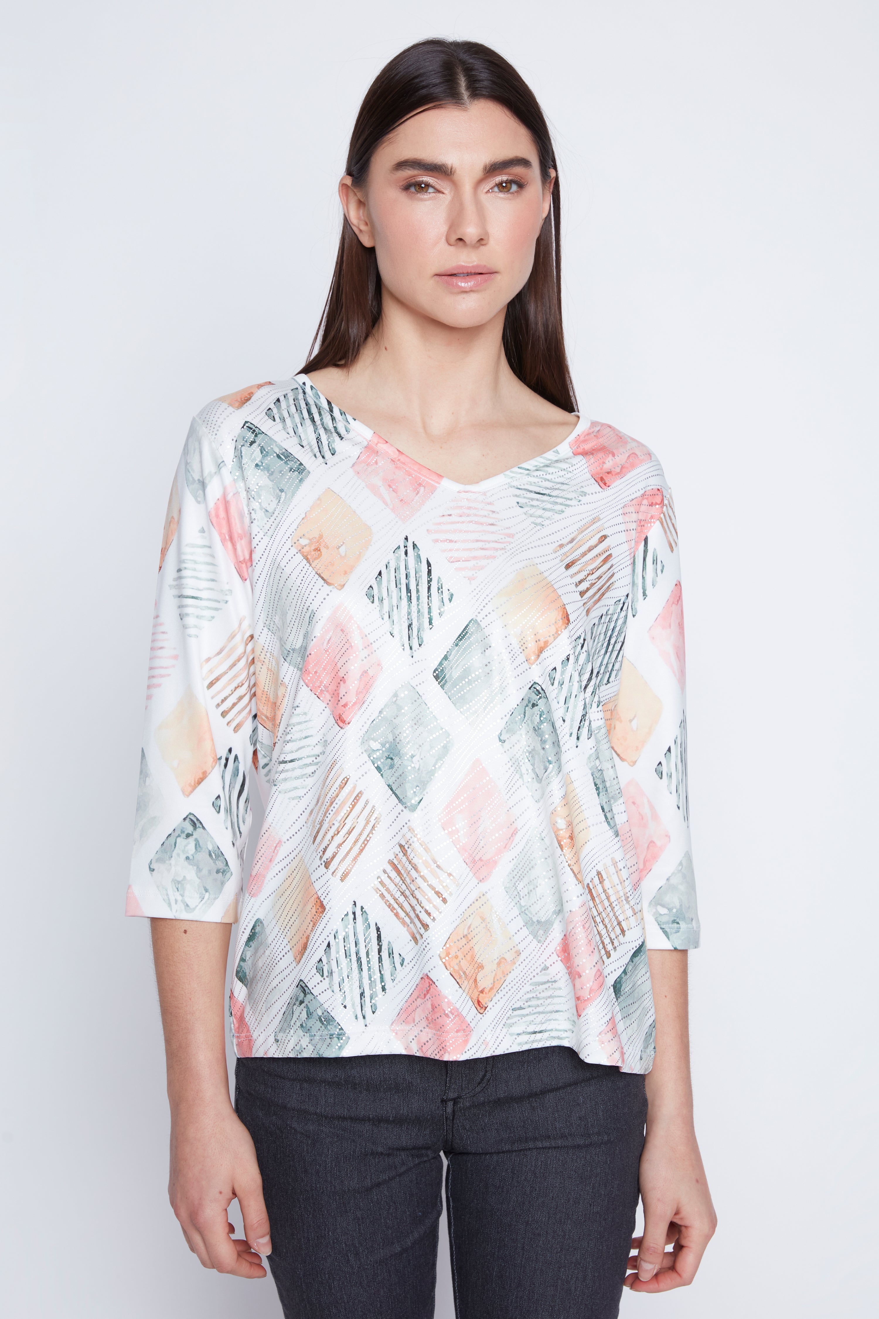 Diamond print top