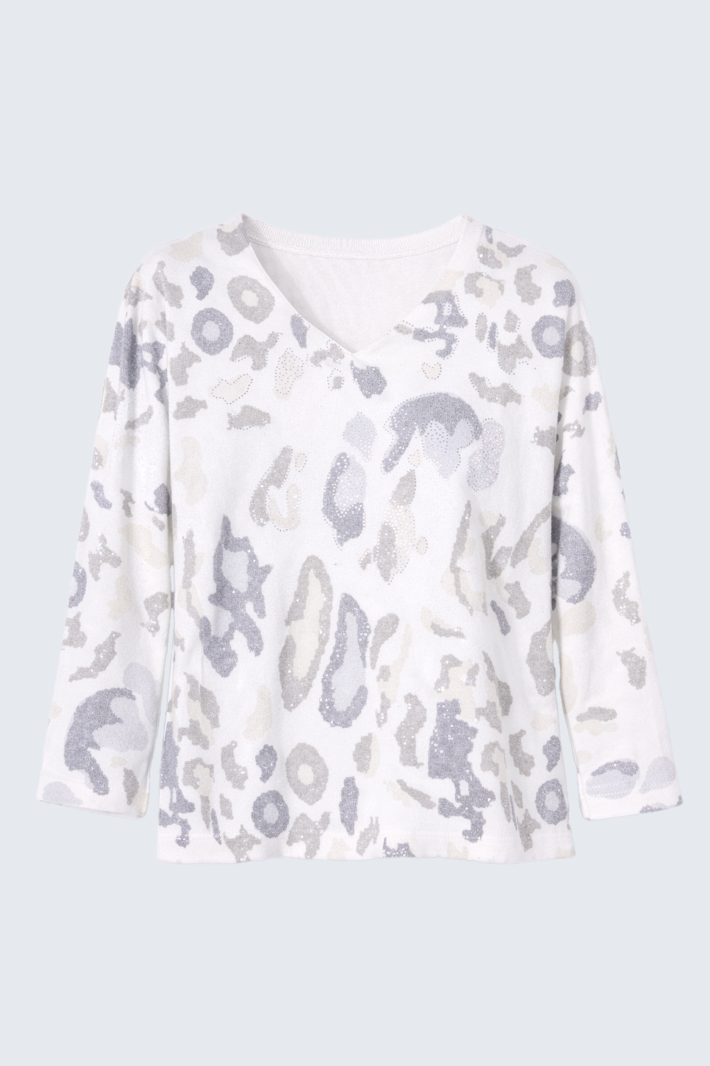 Animal print sweater