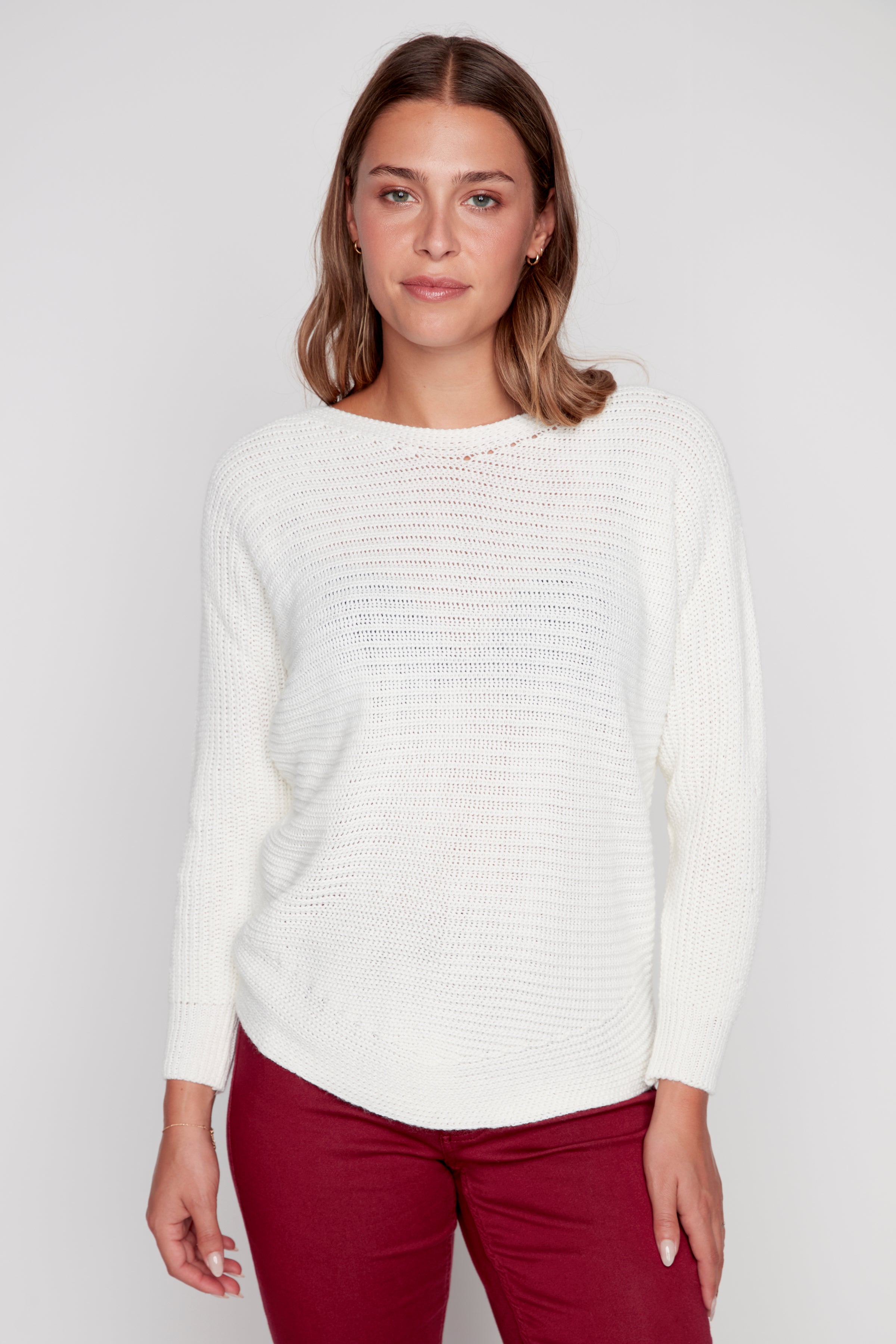 Rib sweater