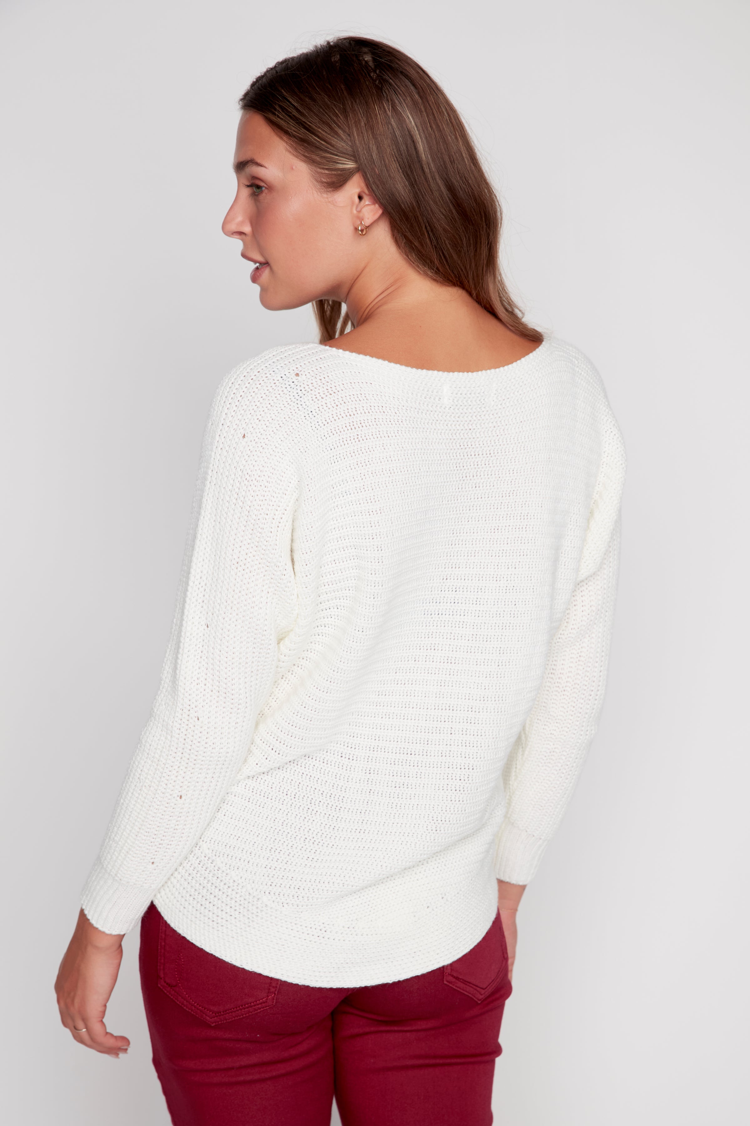 Rib sweater