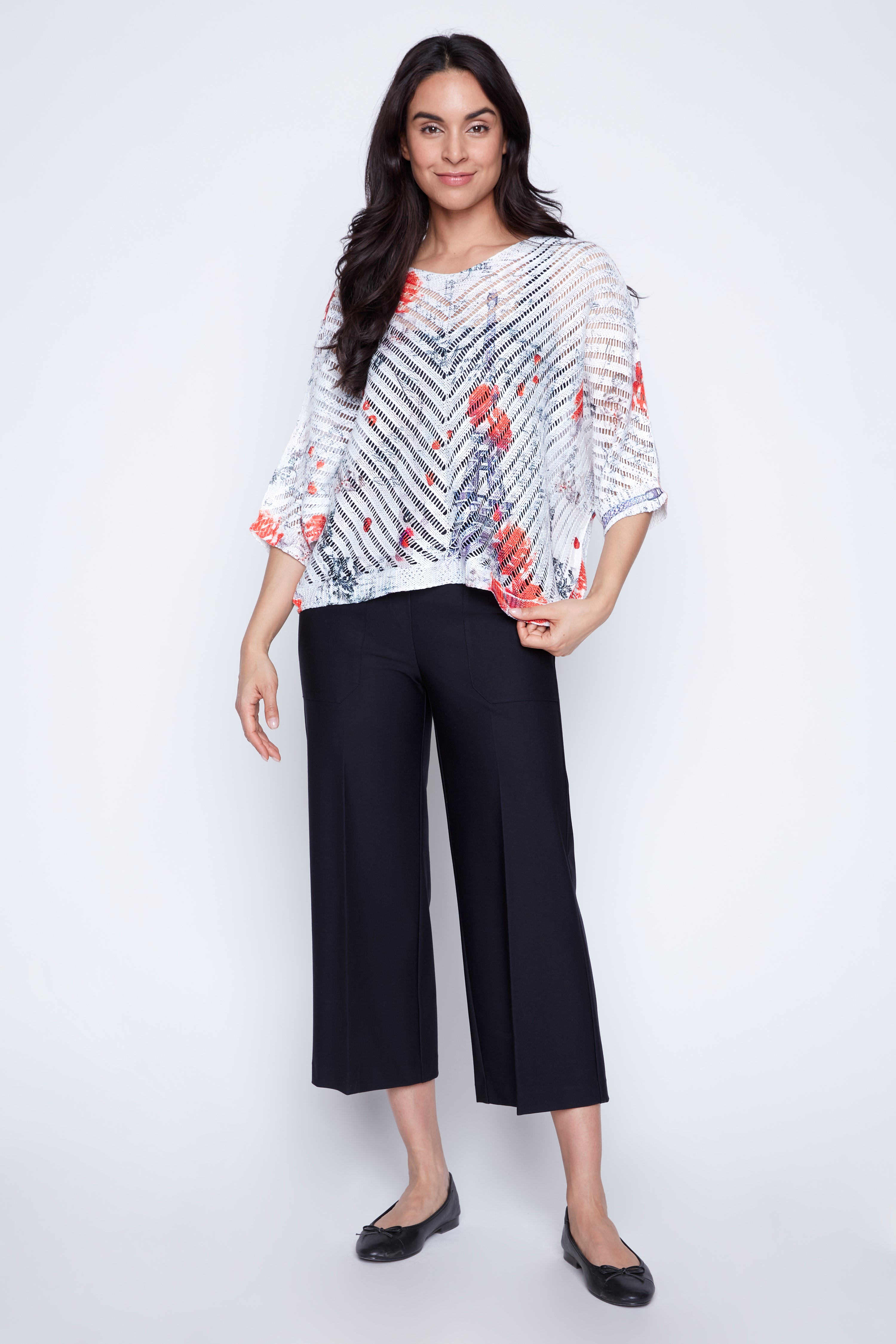 Paris scene crochet top