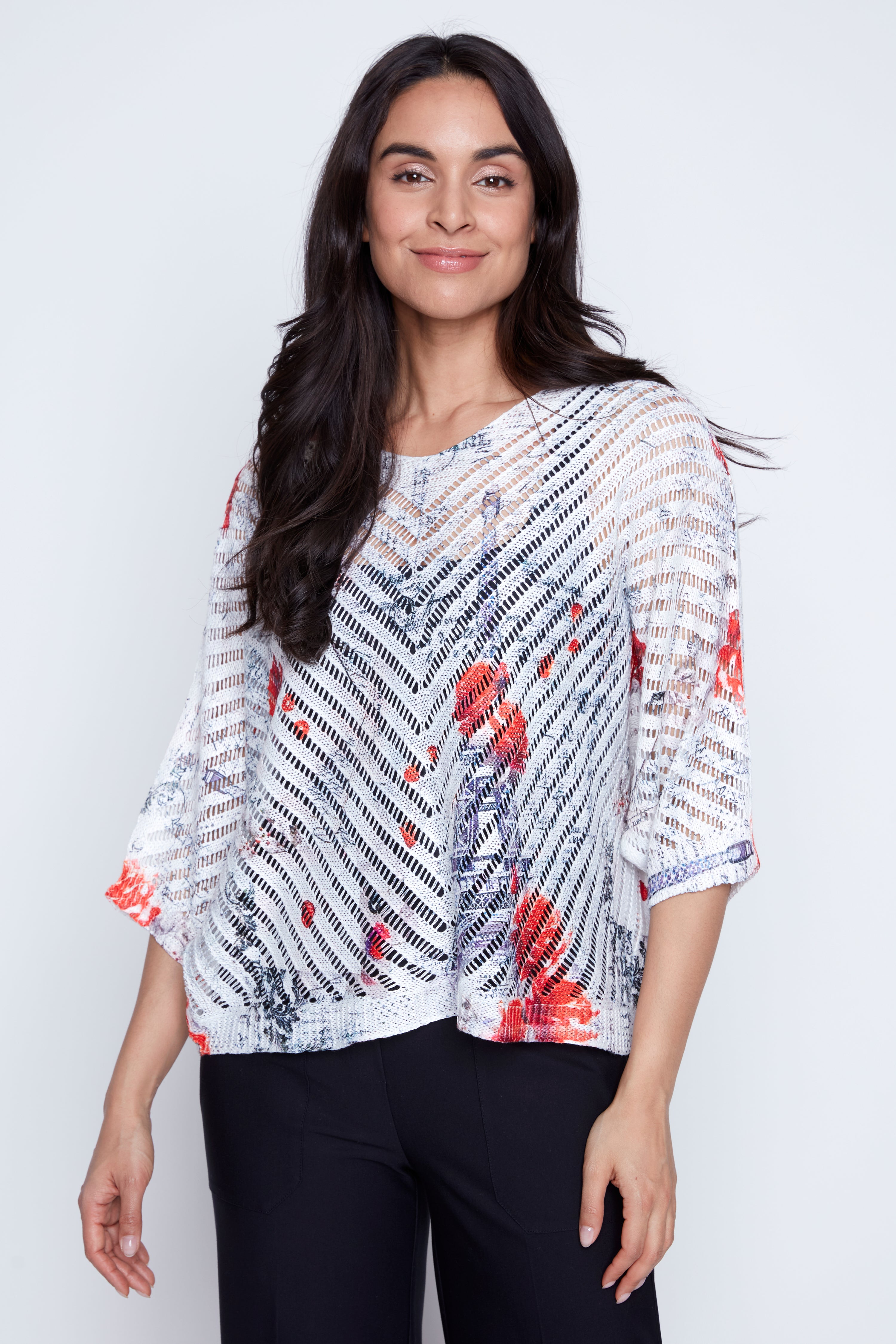 Paris scene crochet top