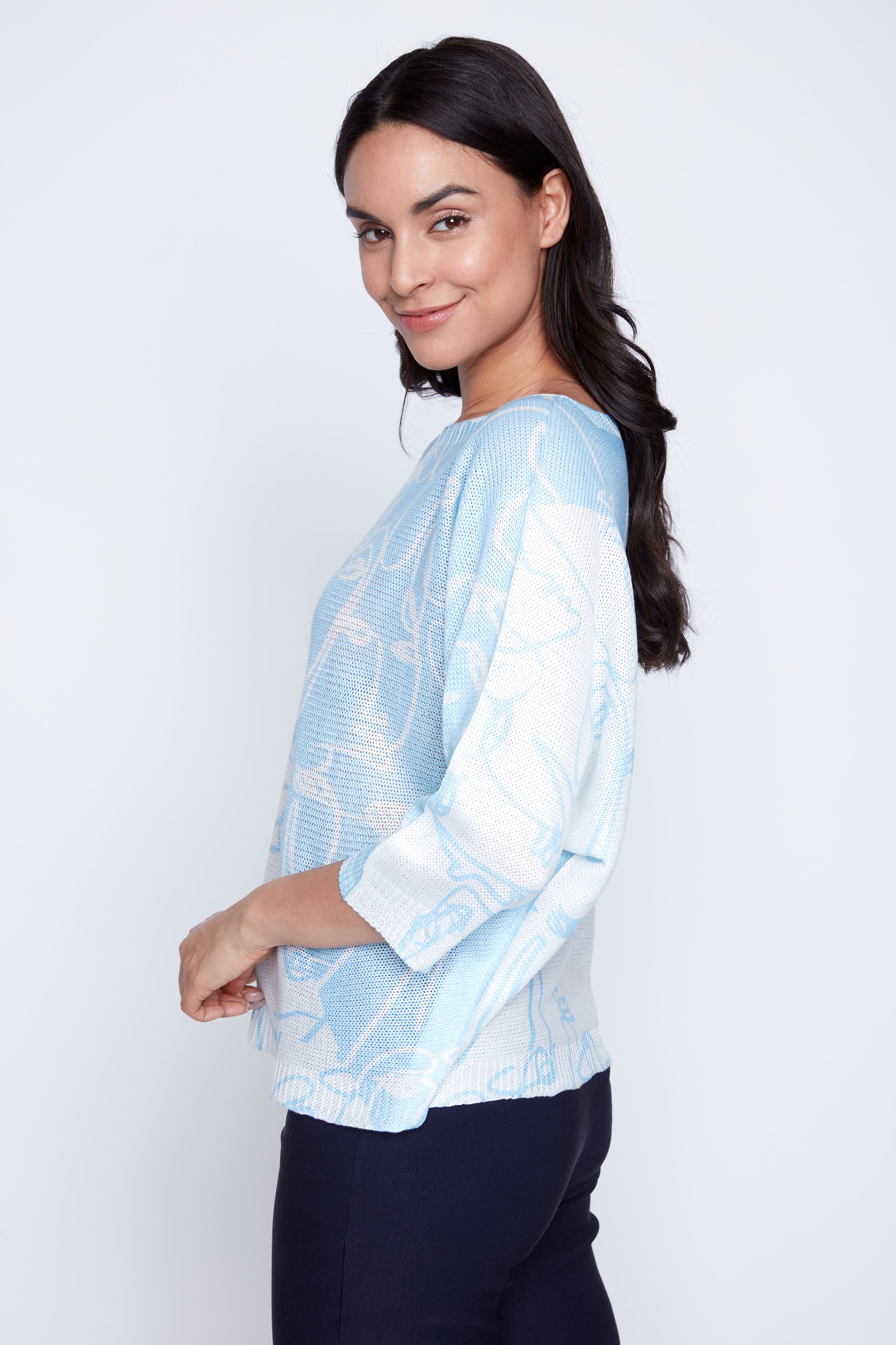 Le pull à imprimé Picasso