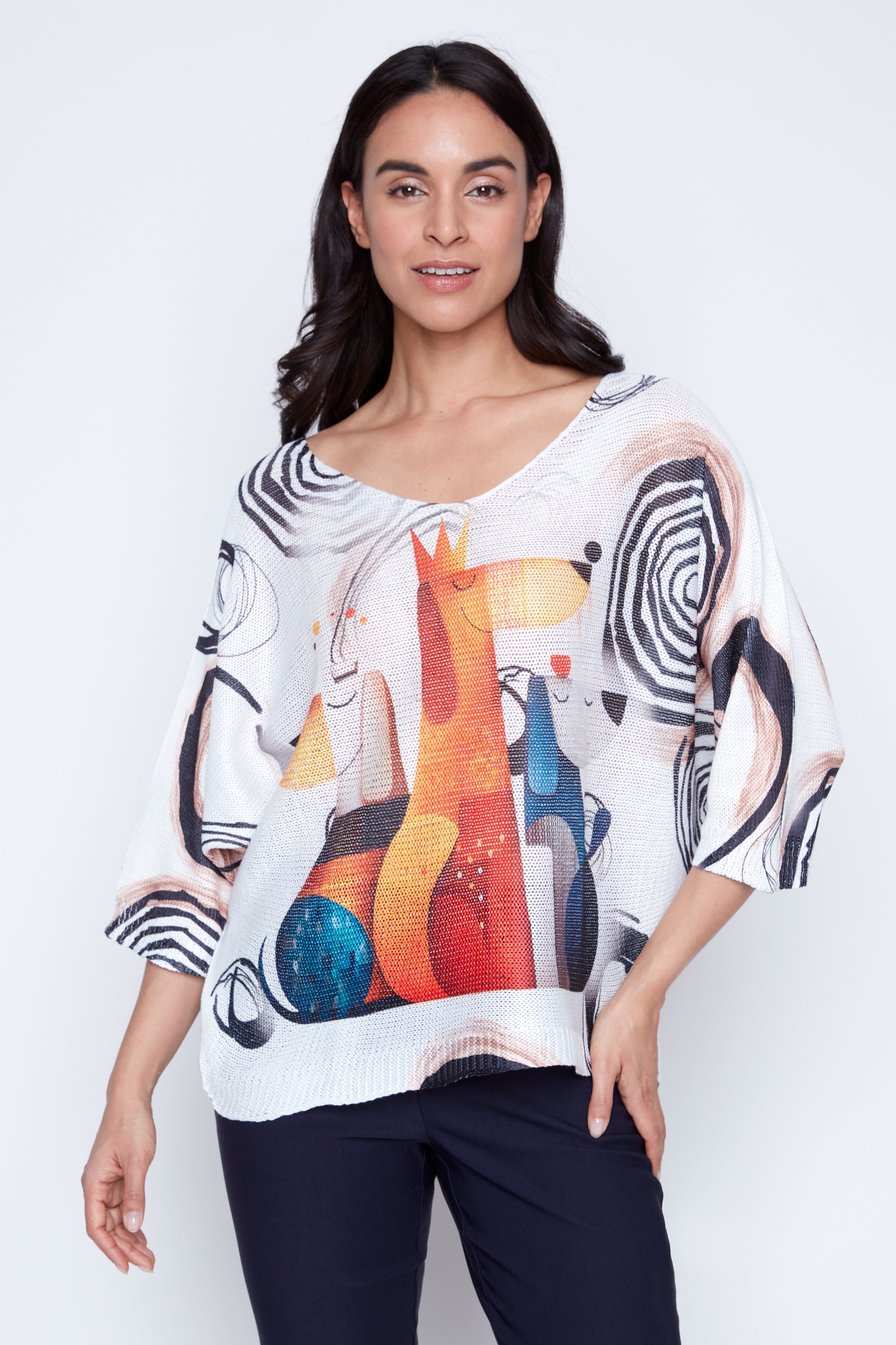 Le pull à imprimés de chiots