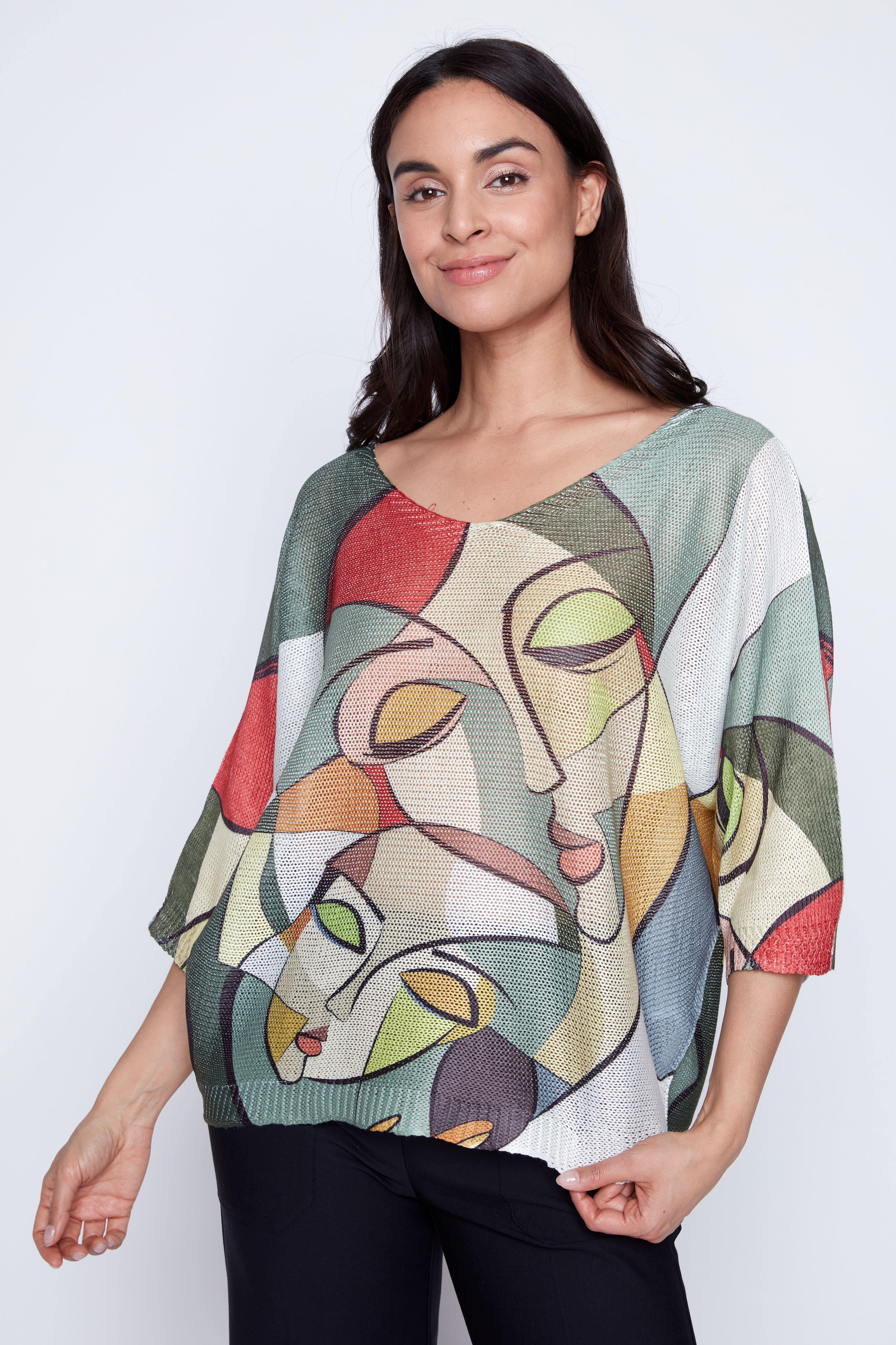 Le pull à imprimé Picasso