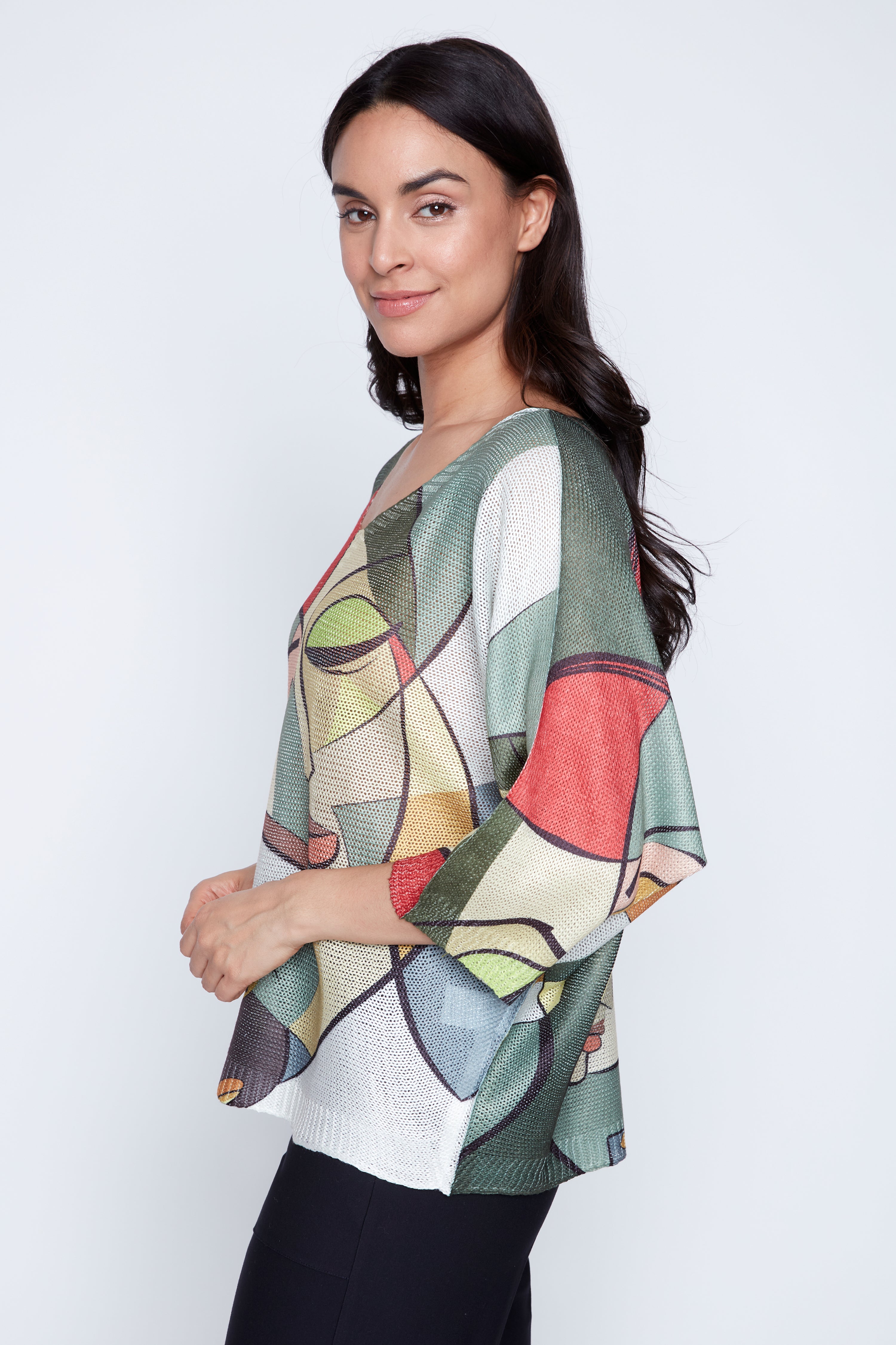 Le pull à imprimé Picasso