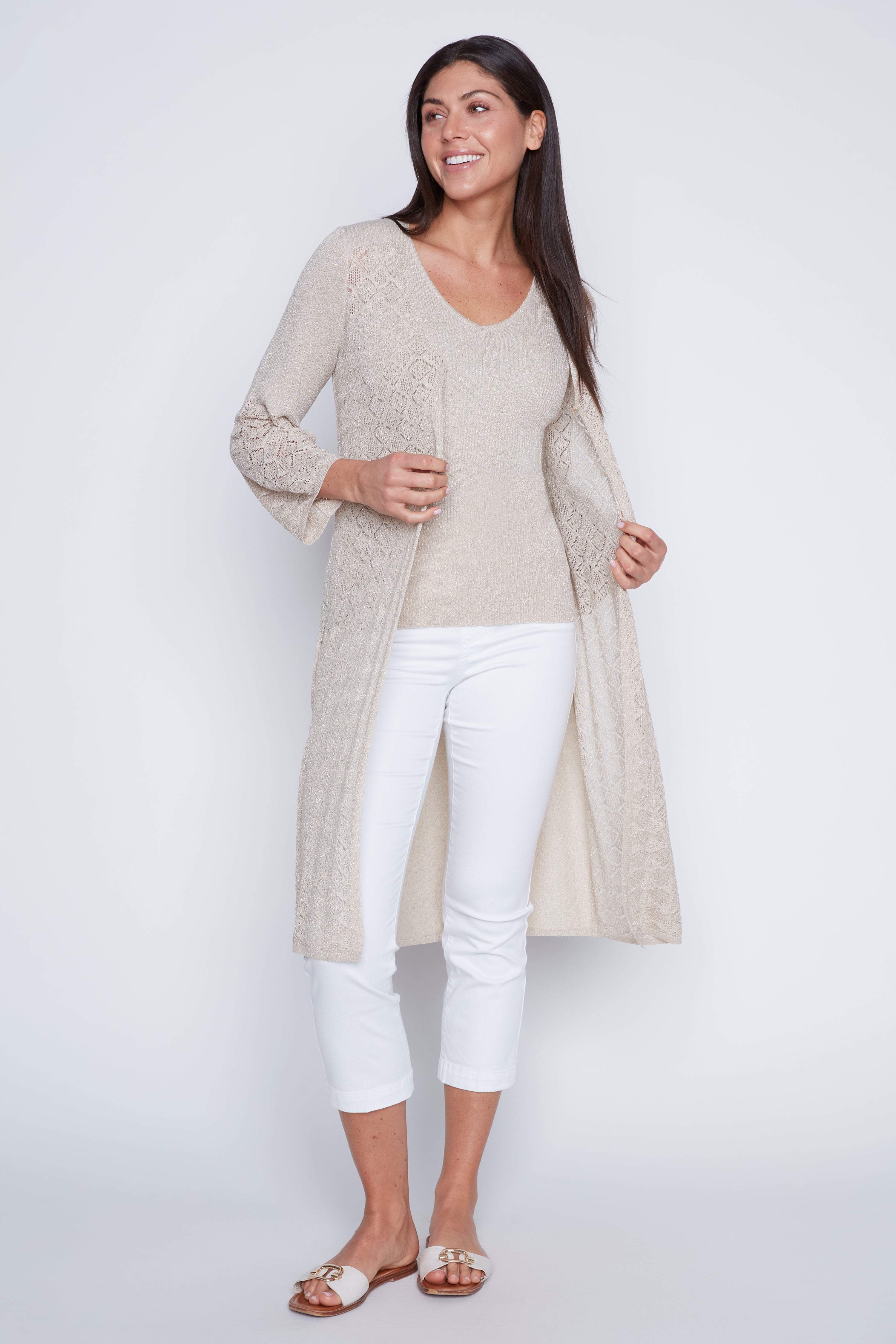 Le cardigan long au crochet