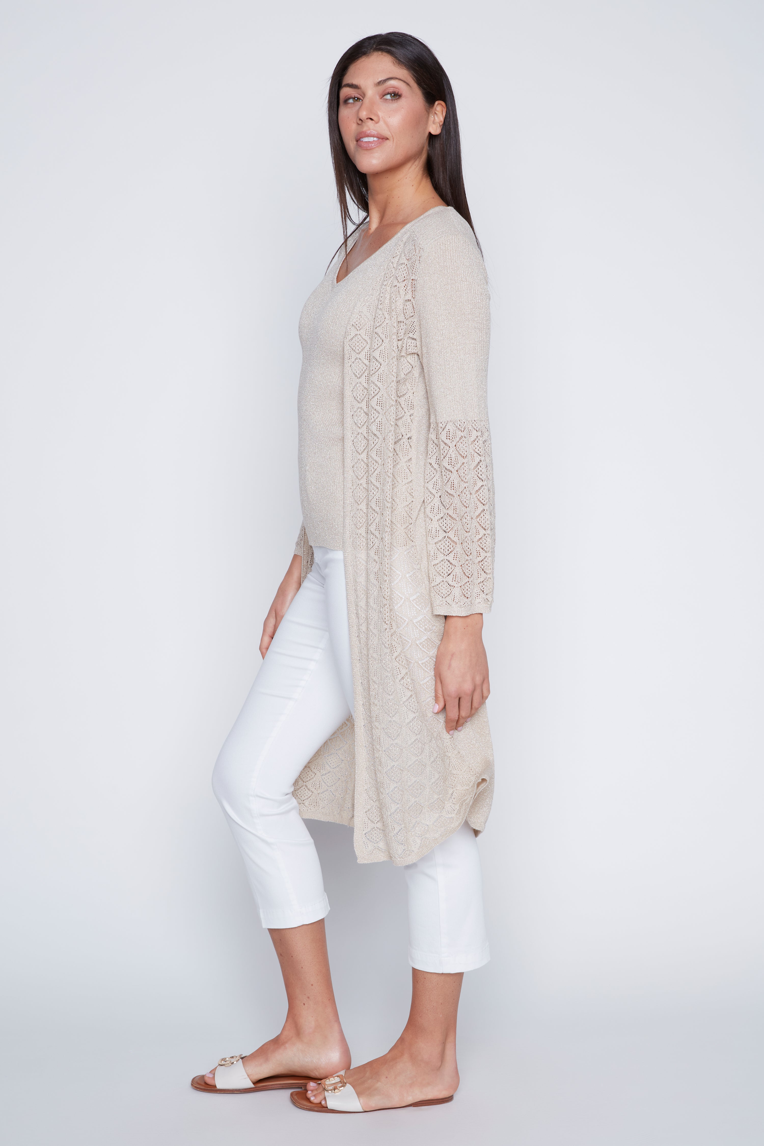 Le cardigan long au crochet