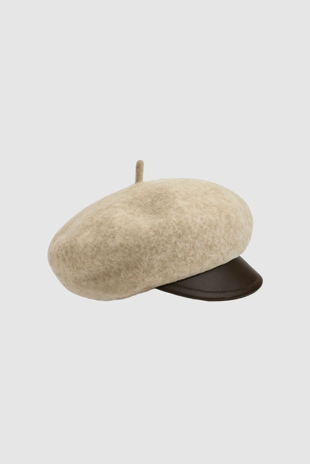 Boiled wool cap
