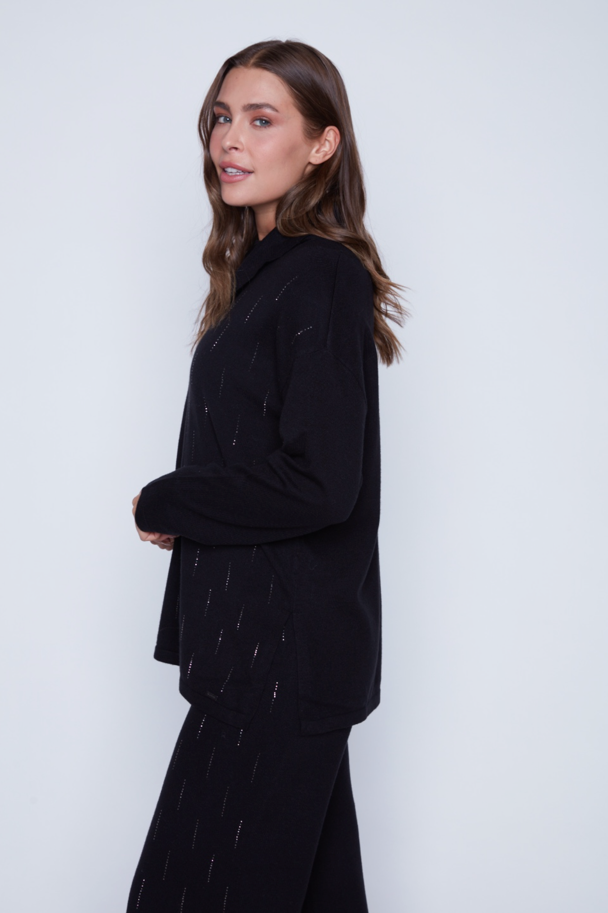 La tunique avec détails en strass