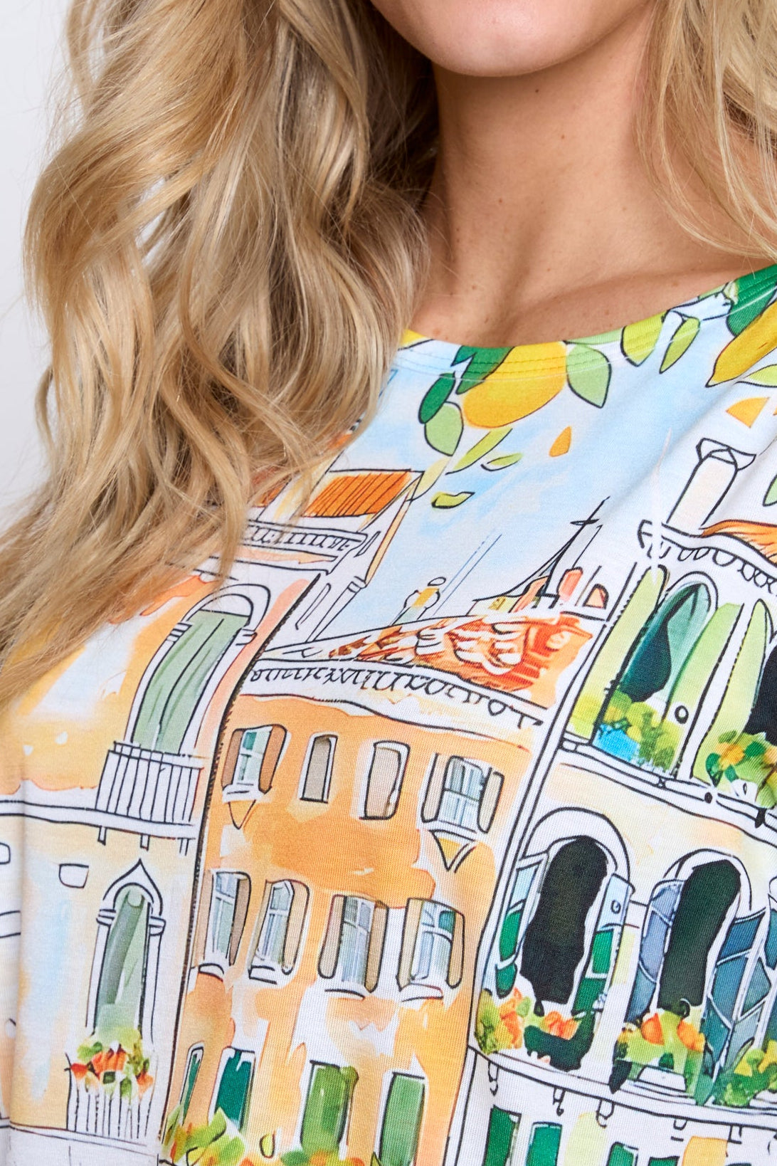 Le T-shirt imprimé paysage