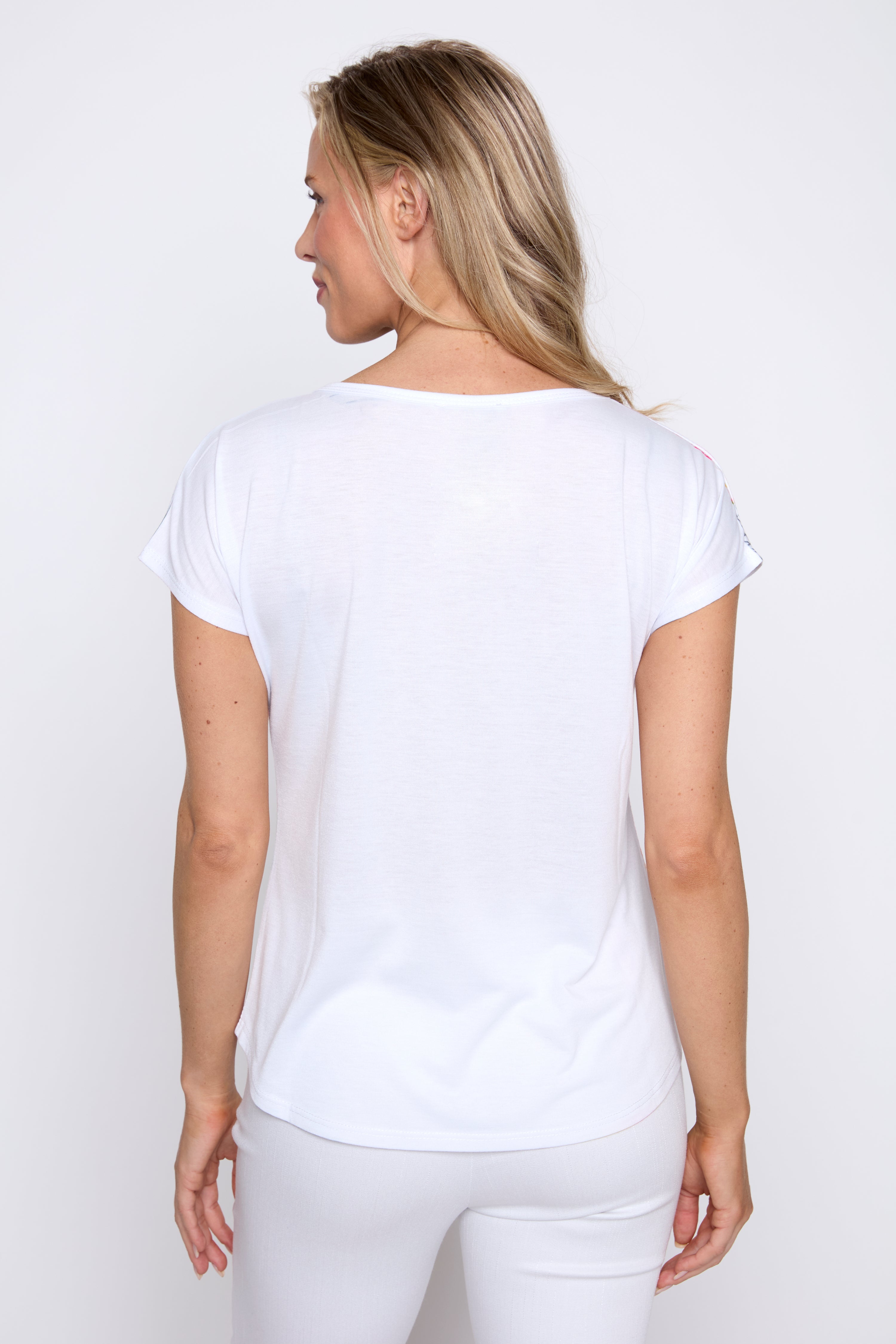 Floral design t-shirt