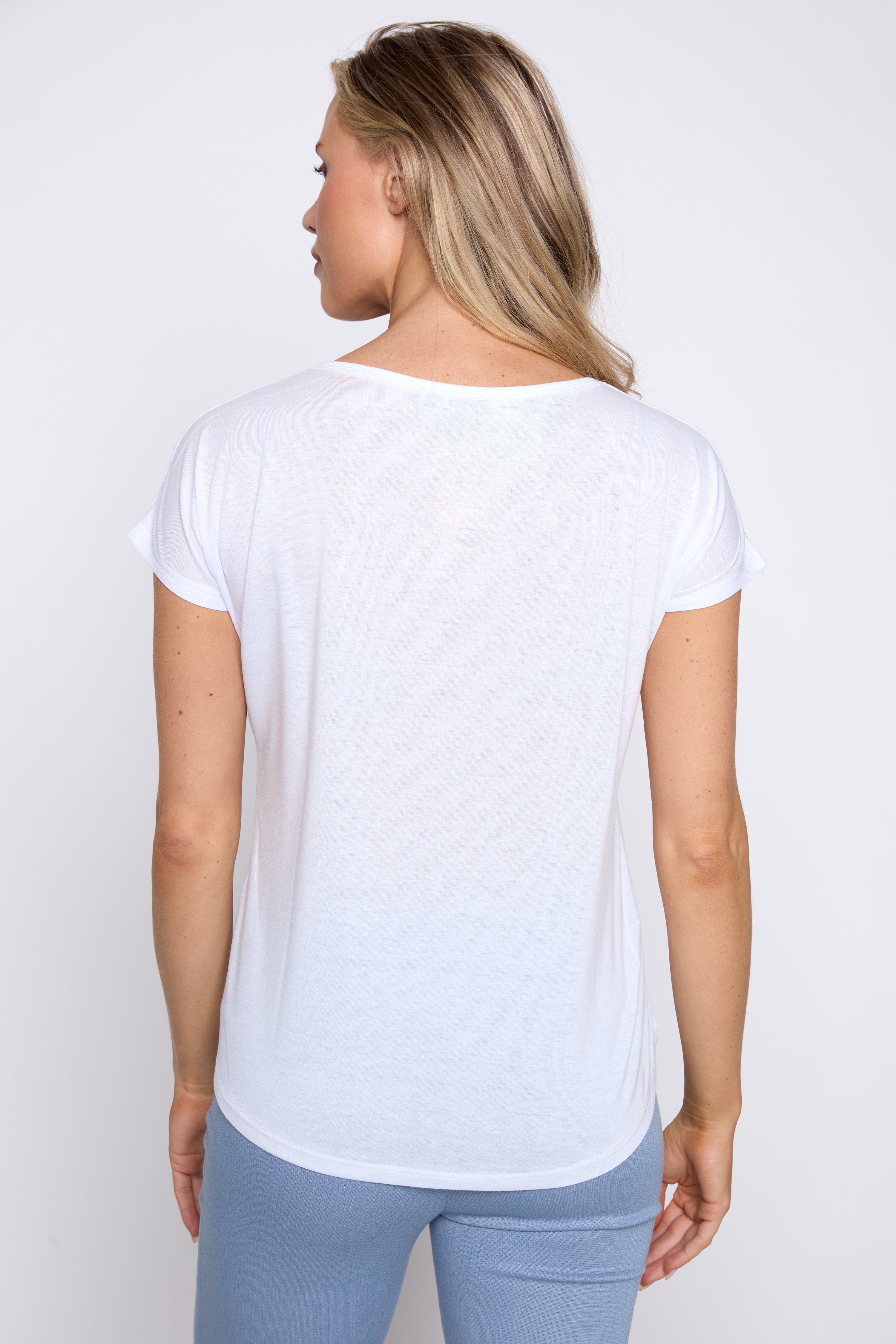Dot and flower print t-shirt