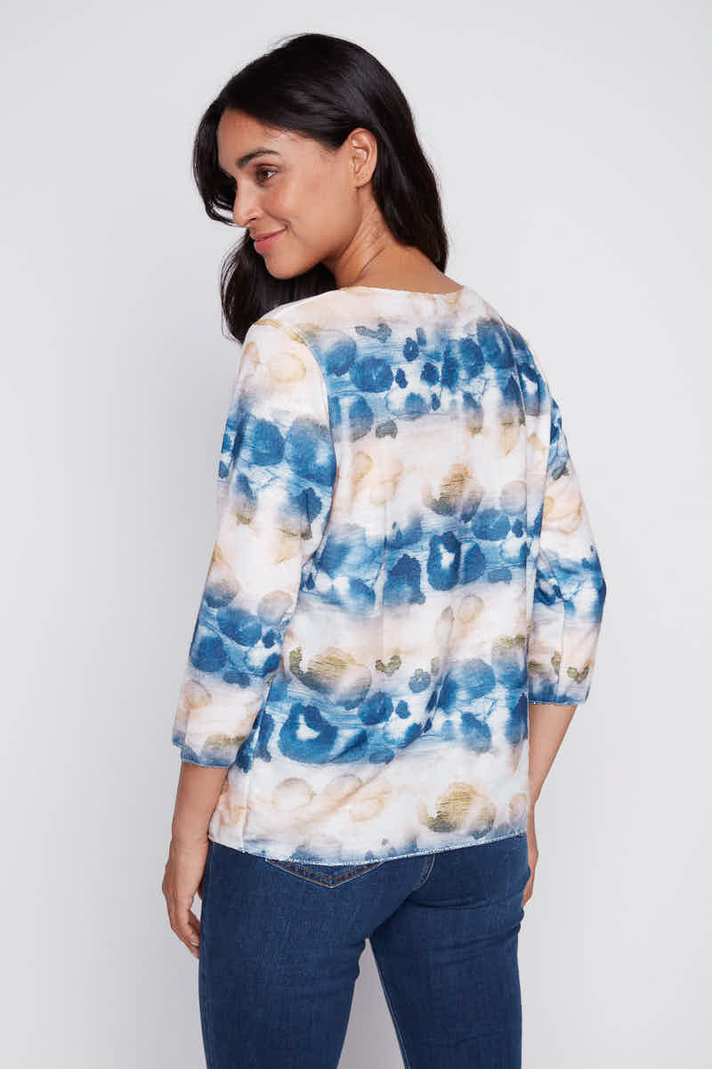 Abstract fishbone top