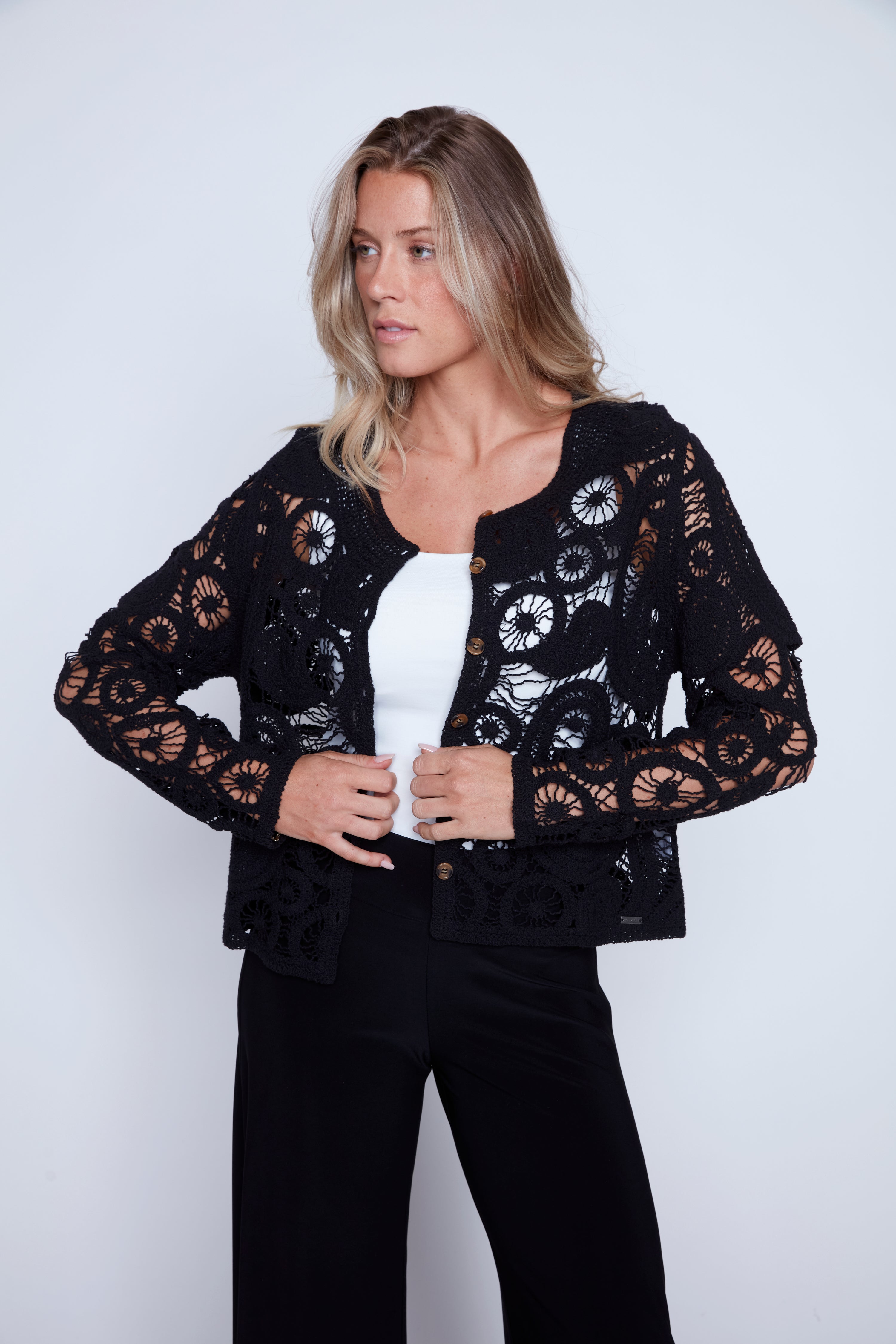 Le cardigan au crochet