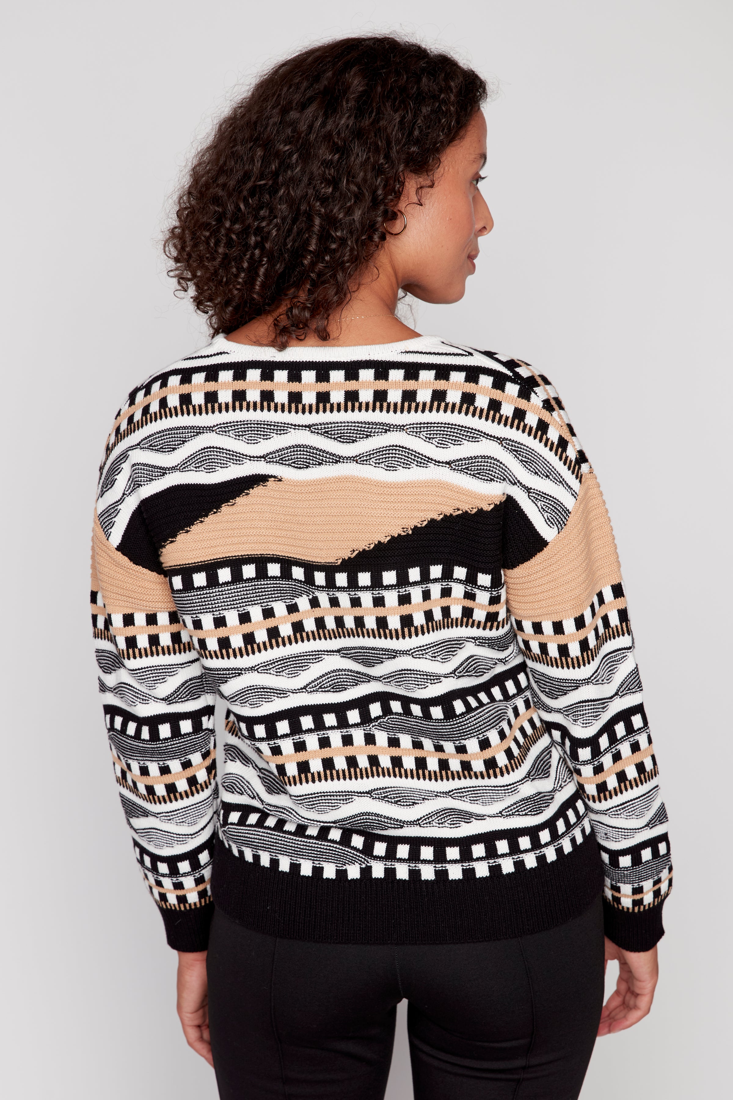 Le pull jacquard à cotton