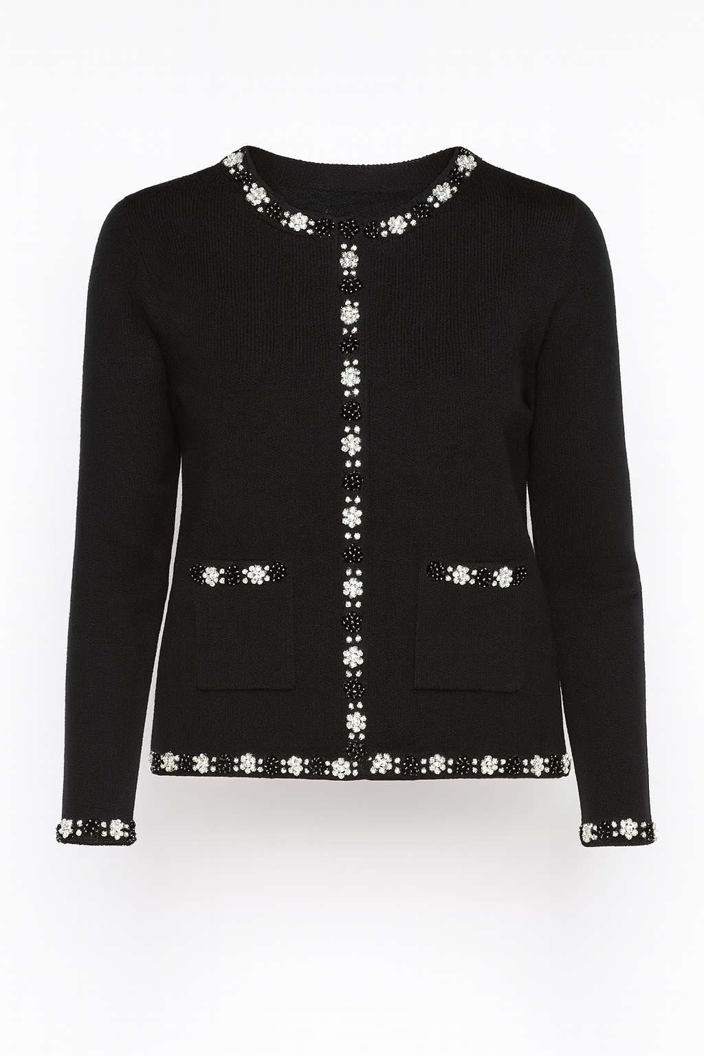 Pearl trim cardigan