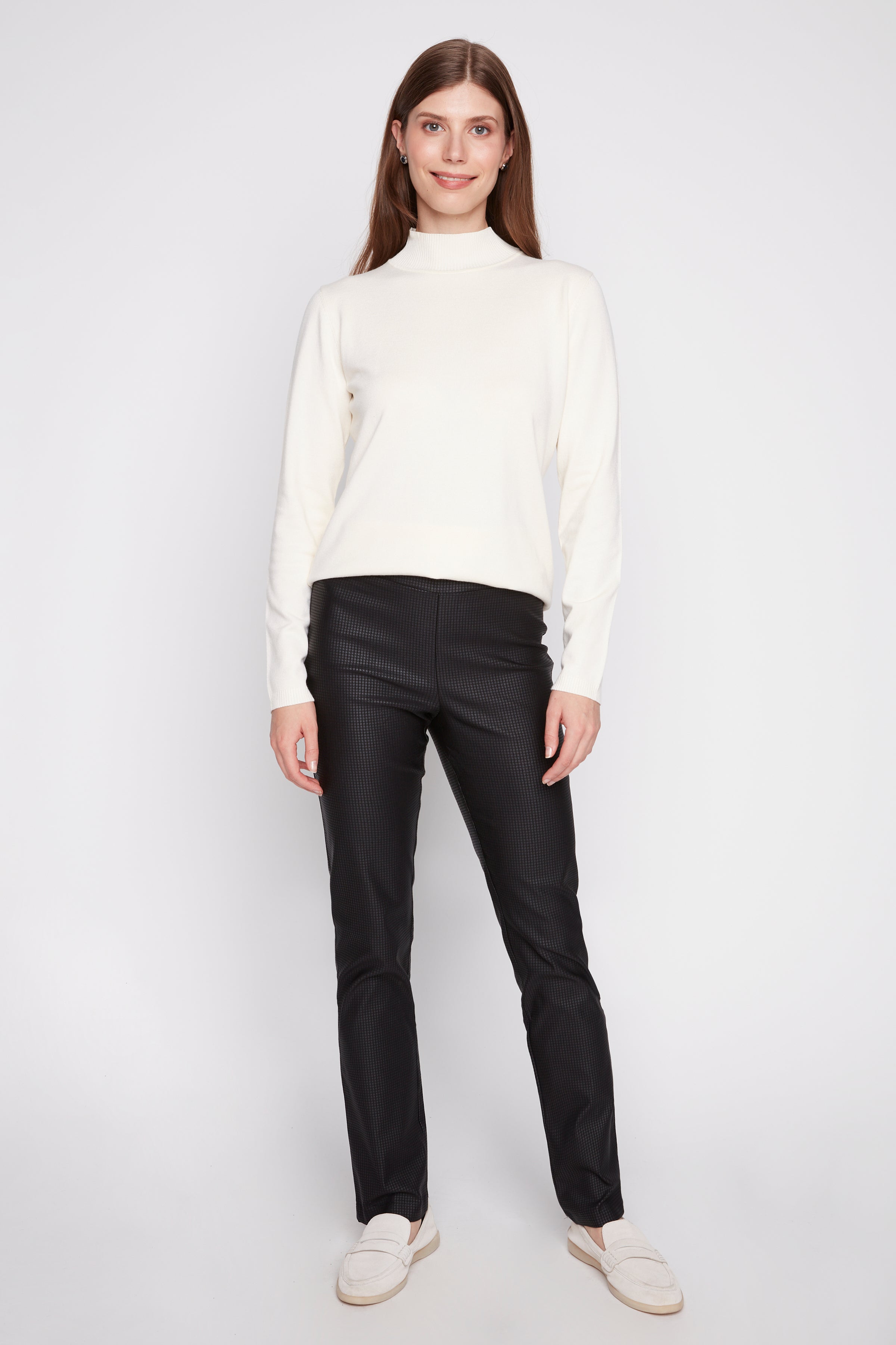 Pull on slim leg pant