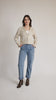 Cream Pleather Wide Collar Blazer video