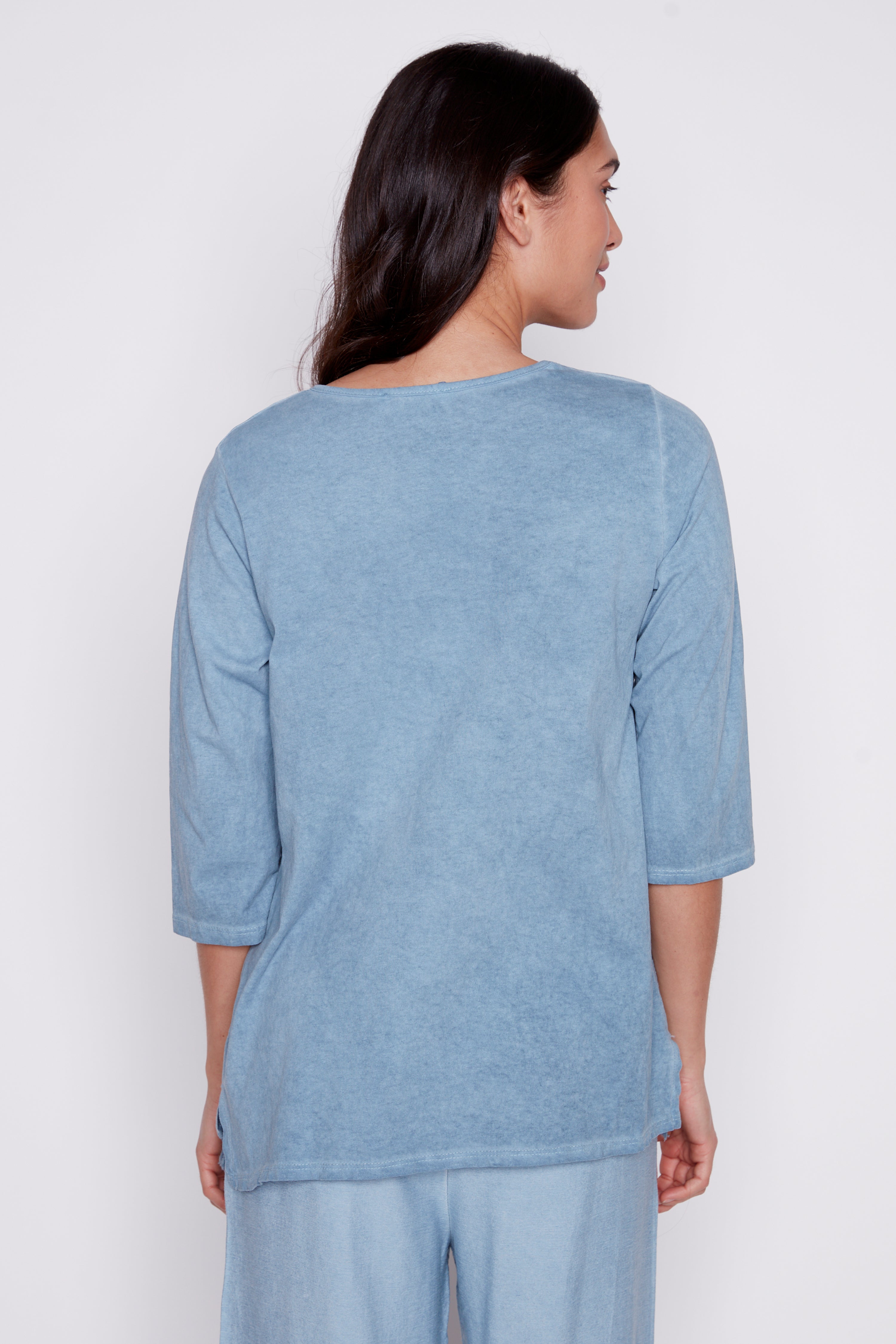 Button detail tunic