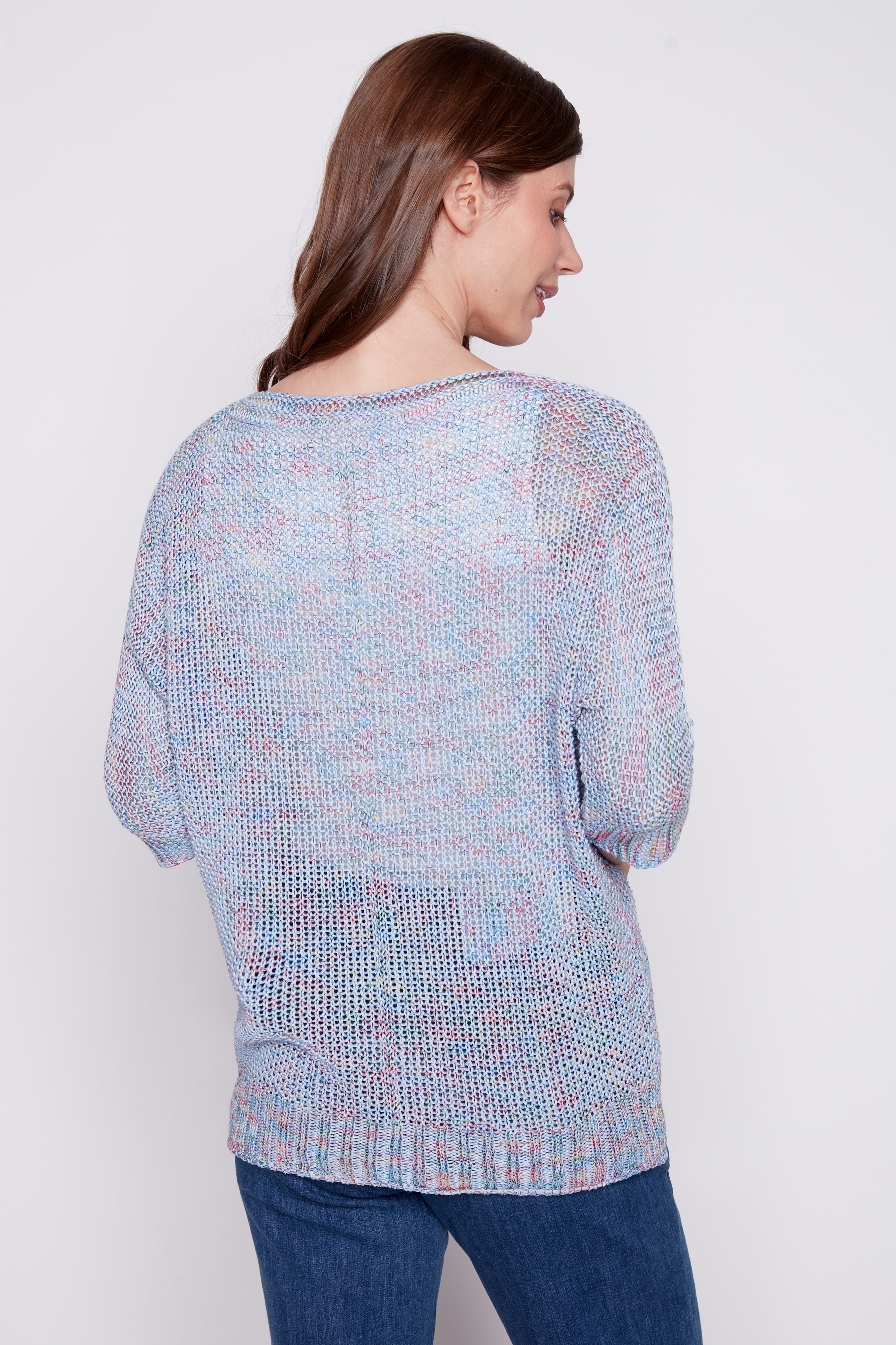 Le pull en maille unie